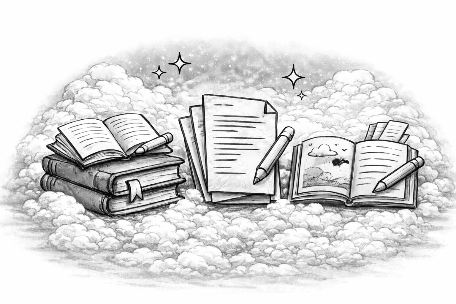 Books, documents, and stories